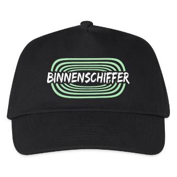 Travail Skipper de voies navigables intérieures - Casquette de baseball Enfant - noir - Devant