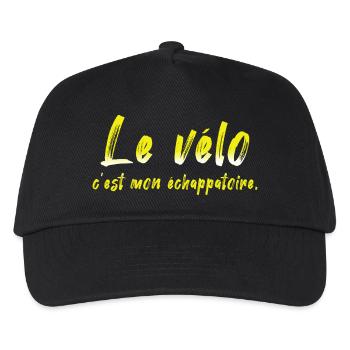 Fahrrad Fahrrad Fahrrad Fahrrad Biker MTB 3 - Kinder Basecap - Schwarz - Vorne