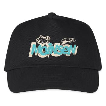Moinsen & Krabben - Kinder Basecap - Schwarz - Vorne