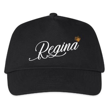 Regina Custom Name für Frauen Kinder Kleinkinder - - Kinder Basecap - Schwarz - Vorne