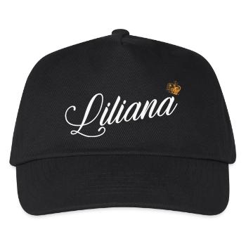 Liliana Name für Frauen Kinder Kleinkinder - Liliana - Kinder Basecap - Schwarz - Vorne