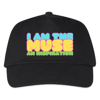 I am a Inspiration - Kids’ Baseball Cap - black - Front