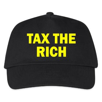 Tax the rich - Kids’ Baseball Cap - black - Front