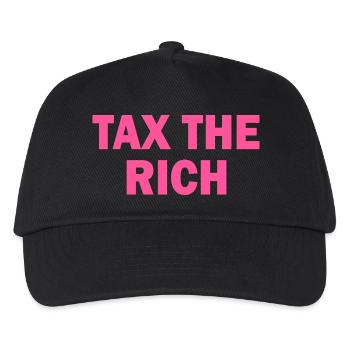 Tax the rich - Kinder Basecap - Schwarz - Vorne