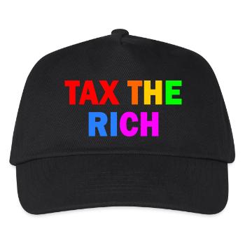 Tax the rich - Kinder Basecap - Schwarz - Vorne