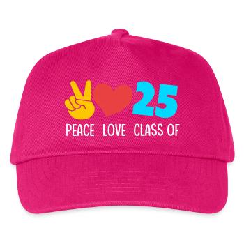 Classe de 2025 Abitur Abiturient Abitur 2025 - Casquette de baseball Enfant - fuchsia - Devant