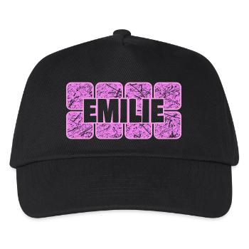Ehefrau Emilie - Kinder Basecap - Schwarz - Vorne