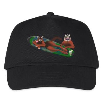 Tigres dans l’eau - Casquette de baseball Enfant - noir - Devant