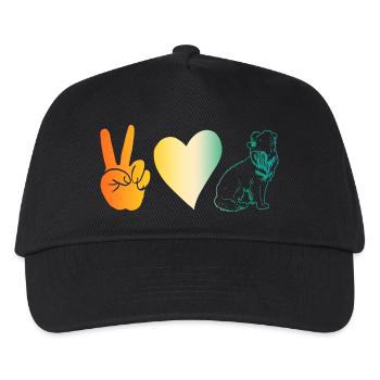 Border Collie - Kids’ Baseball Cap - black - Front