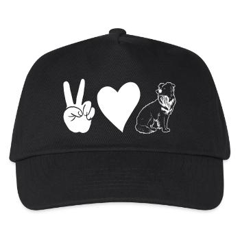 Border Collie - Kids’ Baseball Cap - black - Front
