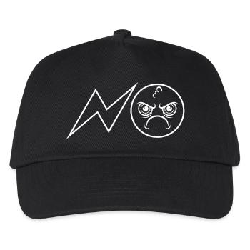 NON / Non / Non / Jamais / Non - Casquette de baseball Enfant - noir - Devant