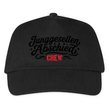 Junggesellen Abschied Crew - Kinder Basecap - Schwarz - Vorne