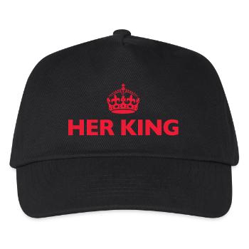 Ihr König - Kinder Basecap - Schwarz - Vorne
