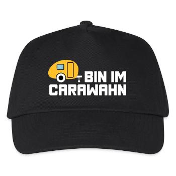 Caravan Caravan Camping cool sayings madness - Kids’ Baseball Cap - black - Front