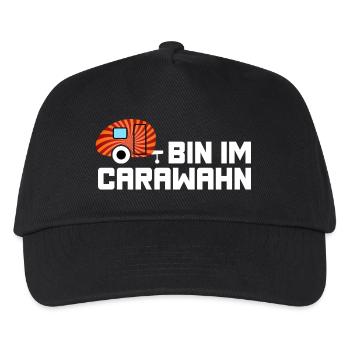 Caravan Caravan Madness Camping Cool Sayings - Kids’ Baseball Cap - black - Front