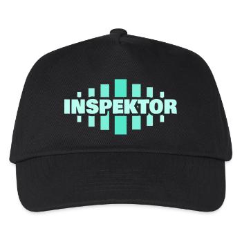 Inspektor - Kinder Basecap - Schwarz - Vorne