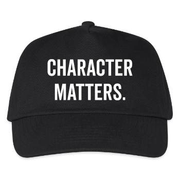 Character Matters - Kids’ Baseball Cap - black - Front