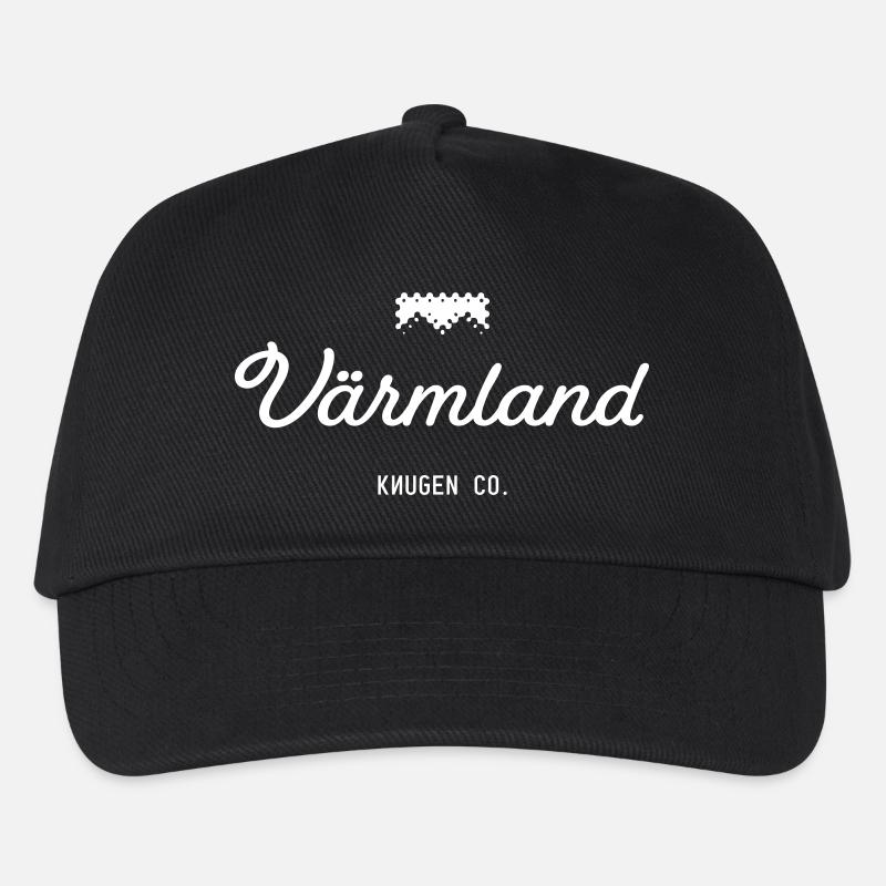 Värmland weiß - Kinder Basecap - Schwarz
