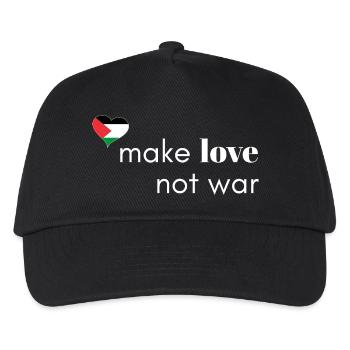 Make Love Not War - Palestine - Kids’ Baseball Cap - black - Front