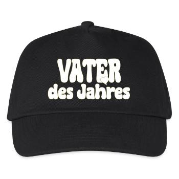 Father of the Year Award Design - Kids’ Baseball Cap - black - Front