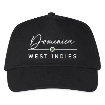 Dominica - West Indies - Karibik - Kinder Basecap - Schwarz - Vorne