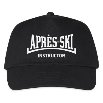 Après-Ski Instructor (Concave / Après Ski / B) - Kids’ Baseball Cap - black - Front