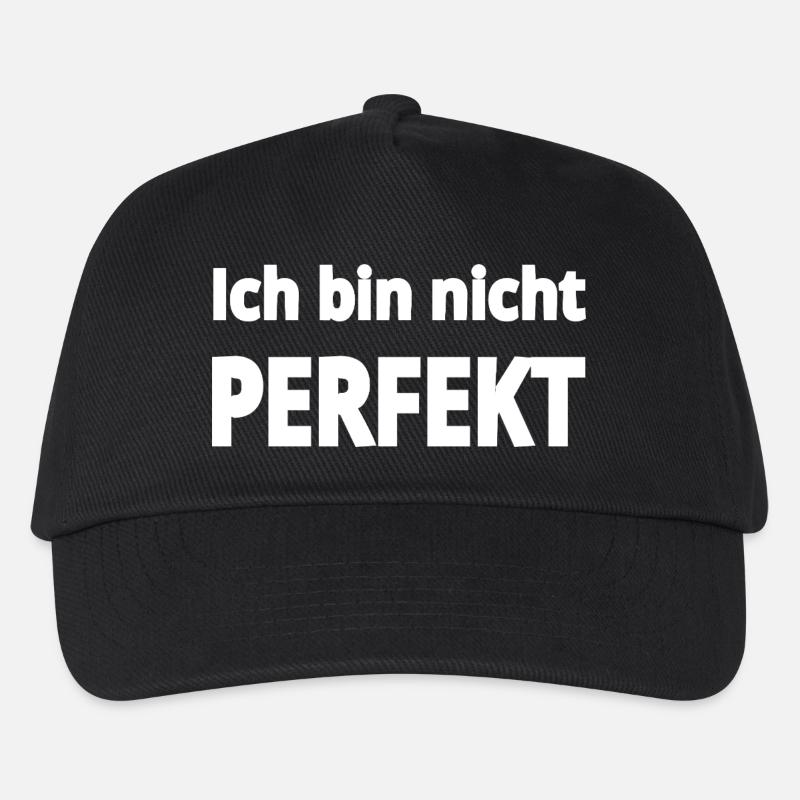 Perfekt - Kinder Basecap - Schwarz