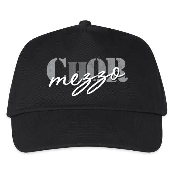 Chor Mezzosopran - Kinder Basecap - Schwarz - Vorne