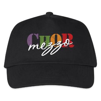 Chor Mezzosopran - Kinder Basecap - Schwarz - Vorne