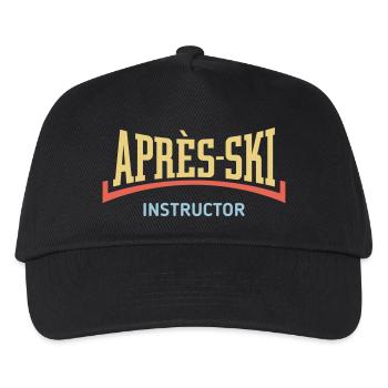 Après-Ski – Instructor (Concave / Après Ski / 3C) - Kids’ Baseball Cap - black - Front