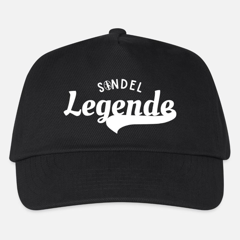 Sondeln_Legende_T-shirt_Design - Kinder Basecap - Schwarz