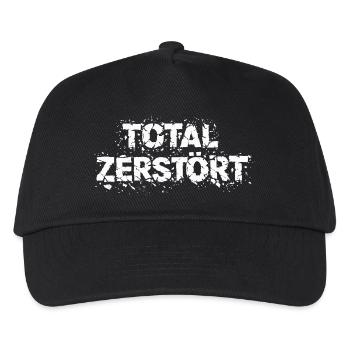 Totally Destroyed - Grunge Design Statement - Kids’ Baseball Cap - black - Front