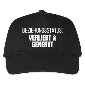 Statut relationnel amoureux et agacé - Casquette de baseball Enfant - noir - Devant