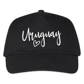 Uruguay Heart Women's Love Uruguay - Kids’ Baseball Cap - black - Front