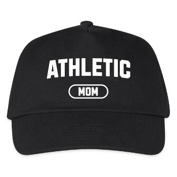 sportliche Mutter - Kinder Basecap - Schwarz - Vorne