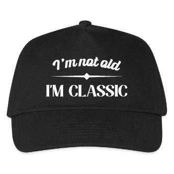 I'm not old i'm classic Car lover car guy mechanic - Kinder Basecap - Schwarz - Vorne