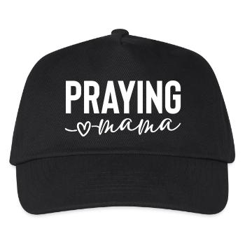 Praying Mom - Kids’ Baseball Cap - black - Front