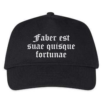 Fortune propre en latin gothique - Casquette de baseball Enfant - noir - Devant
