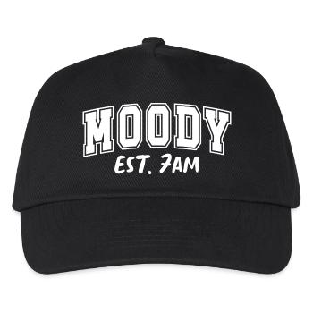 Moody Morning Est. 7AM Launisch - Kinder Basecap - Schwarz - Vorne