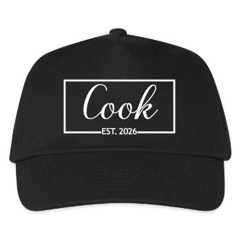 Cook Est. 2026 Chef Culinary School Graduation - Kids’ Baseball Cap - black - Front
