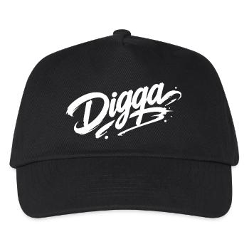Digga | Cool Graffiti Saying | Youth word - Kids’ Baseball Cap - black - Front