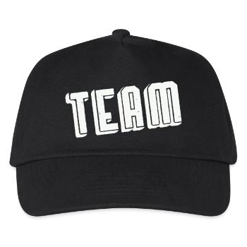 Team Spirit Bold Tinted Vintage Font - Kids’ Baseball Cap - black - Front