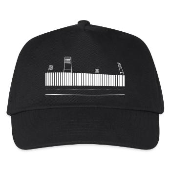 Bremen Stadion (light) - Kinder Basecap - Schwarz - Vorne