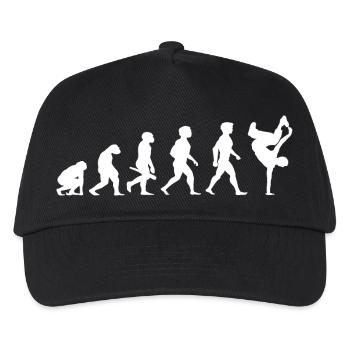 Evolution Breakdance Breaking Breakdancing Hip Hop - Kids’ Baseball Cap - black - Front