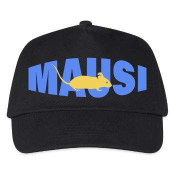 MAUSI - Kinder Basecap - Schwarz - Vorne