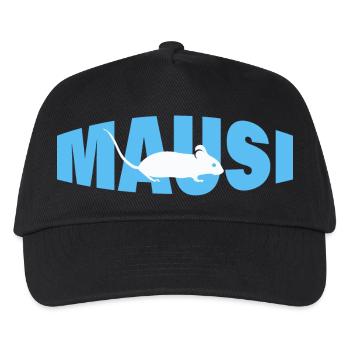 MAUSI - Kinder Basecap - Schwarz - Vorne