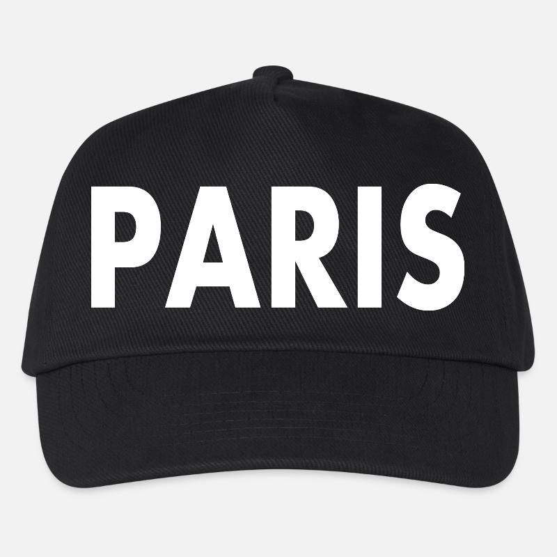 Paris - Kinder Basecap - Schwarz
