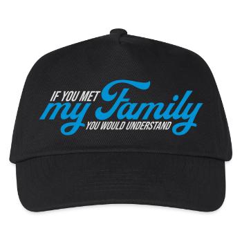 you would understand quote - Kids’ Baseball Cap - black - Front