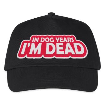 in dog years Dead - Kids’ Baseball Cap - black - Front