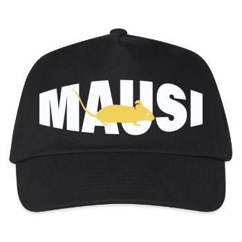 MAUSI - Kinder Basecap - Schwarz - Vorne